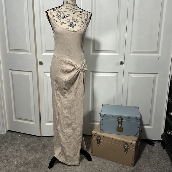 Free People Women’s Allure Maxi Dress in “Stone Cold” - Picture 3 of 11